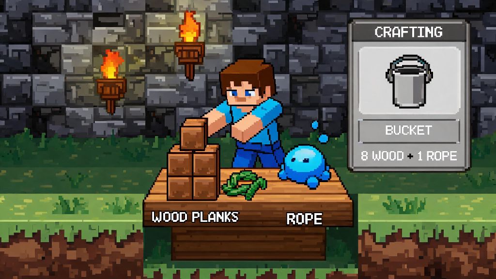 How to Craft a Bucket in Terraria: Simple Step-by-Step Guide for All Players
